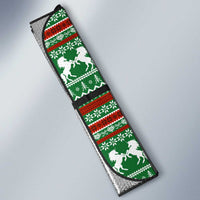 Unicorn Festive Fabulous Christmas Auto Sun Shade Xmas Holiday Patterns - Wonder Print Shop
