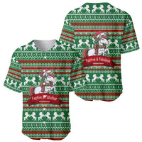 Unicorn Festive Fabulous Christmas Baseball Jersey Xmas Holiday Patterns - Wonder Print Shop