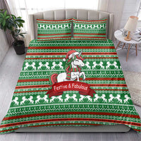 Unicorn Festive Fabulous Christmas Bedding Set Xmas Holiday Patterns - Wonder Print Shop