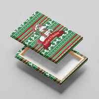Unicorn Festive Fabulous Christmas Canvas Wall Art Xmas Holiday Patterns - Wonder Print Shop