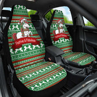 Unicorn Festive Fabulous Christmas Car Seat Cover Xmas Holiday Patterns - Wonder Print Shop