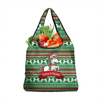 Unicorn Festive Fabulous Christmas Grocery Bag Xmas Holiday Patterns - Wonder Print Shop