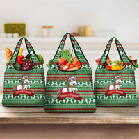 Unicorn Festive Fabulous Christmas Grocery Bag Xmas Holiday Patterns - Wonder Print Shop