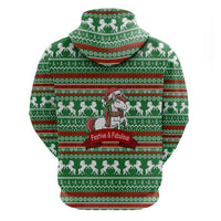 Unicorn Festive Fabulous Christmas Hoodie Xmas Holiday Patterns - Wonder Print Shop