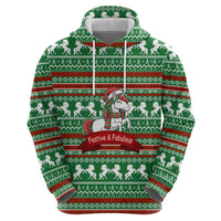 Unicorn Festive Fabulous Christmas Hoodie Xmas Holiday Patterns - Wonder Print Shop