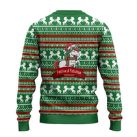 Unicorn Festive Fabulous Christmas Ugly Christmas Sweater Xmas Holiday Patterns - Wonder Print Shop
