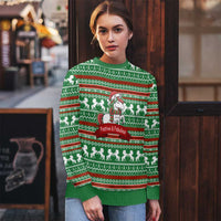 Unicorn Festive Fabulous Christmas Ugly Christmas Sweater Xmas Holiday Patterns - Wonder Print Shop