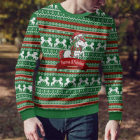 Unicorn Festive Fabulous Christmas Ugly Christmas Sweater Xmas Holiday Patterns - Wonder Print Shop