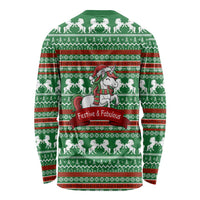 Unicorn Festive Fabulous Christmas Long Sleeve Shirt Xmas Holiday Patterns - Wonder Print Shop