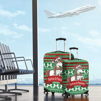 Unicorn Festive Fabulous Christmas Luggage Cover Xmas Holiday Patterns - Wonder Print Shop
