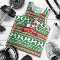 Unicorn Festive Fabulous Christmas Men Tank Top Xmas Holiday Patterns - Wonder Print Shop