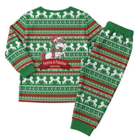Unicorn Festive Fabulous Christmas Pajama Set Xmas Holiday Patterns - Wonder Print Shop