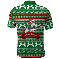 Unicorn Festive Fabulous Christmas Polo Shirt Xmas Holiday Patterns - Wonder Print Shop