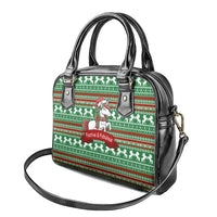 Unicorn Festive Fabulous Christmas Shoulder Handbag Xmas Holiday Patterns - Wonder Print Shop