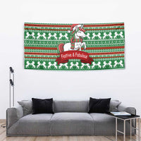 Unicorn Festive Fabulous Christmas Tapestry Xmas Holiday Patterns - Wonder Print Shop
