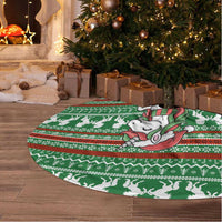 Unicorn Festive Fabulous Christmas Tree Skirt Xmas Holiday Patterns - Wonder Print Shop