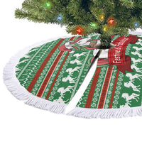 Unicorn Festive Fabulous Christmas Tree Skirt Xmas Holiday Patterns - Wonder Print Shop