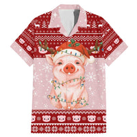 Lovely Pig Merry Christmas Family Matching Mermaid Dress and Hawaiian Shirt Xmas Holiday Patterns - Wonder Print Shop