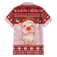 Lovely Pig Merry Christmas Hawaiian Shirt Xmas Holiday Patterns - Wonder Print Shop