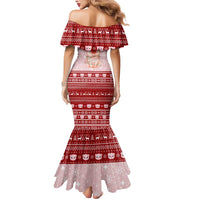 Lovely Pig Merry Christmas Mermaid Dress Xmas Holiday Patterns - Wonder Print Shop