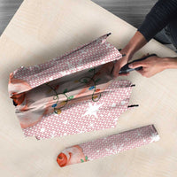 Lovely Pig Merry Christmas Umbrella Xmas Holiday Patterns - Wonder Print Shop