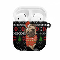 Lovely Pug Dog Christmas AirPods Case Xmas Holiday Patterns - Wonder Print Shop