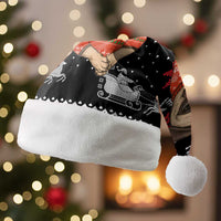 Lovely Pug Dog Christmas Santa Hat Xmas Holiday Patterns - Wonder Print Shop