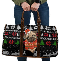 Lovely Pug Dog Christmas Travel Bag Xmas Holiday Patterns - Wonder Print Shop
