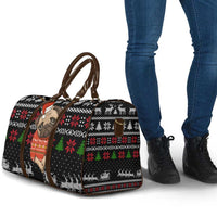 Lovely Pug Dog Christmas Travel Bag Xmas Holiday Patterns - Wonder Print Shop