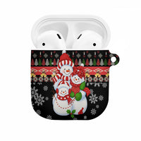 Lovely Snowman Christmas AirPods Case Xmas Holiday Patterns - Wonder Print Shop
