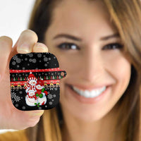 Lovely Snowman Christmas AirPods Case Xmas Holiday Patterns - Wonder Print Shop