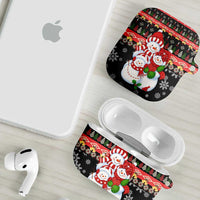 Lovely Snowman Christmas AirPods Case Xmas Holiday Patterns - Wonder Print Shop