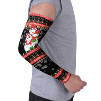 Lovely Snowman Christmas Arm Sleeves Xmas Holiday Patterns - Wonder Print Shop