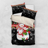 Lovely Snowman Christmas Bedding Set Xmas Holiday Patterns - Wonder Print Shop