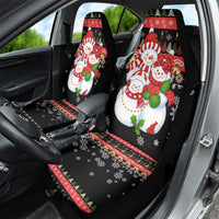 Lovely Snowman Christmas Car Seat Cover Xmas Holiday Patterns - Wonder Print Shop