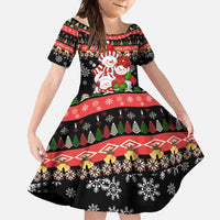 Lovely Snowman Christmas Family Matching Tank Maxi Dress and Hawaiian Shirt Xmas Holiday Patterns - Wonder Print Shop