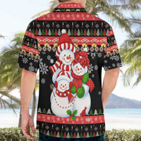 Lovely Snowman Christmas Hawaiian Shirt Xmas Holiday Patterns - Wonder Print Shop