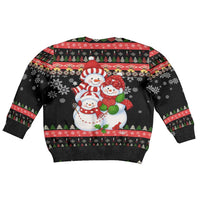 Lovely Snowman Christmas Kid Ugly Christmas Sweater Xmas Holiday Patterns - Wonder Print Shop
