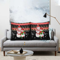 Lovely Snowman Christmas Pillow Cover Xmas Holiday Patterns - Wonder Print Shop