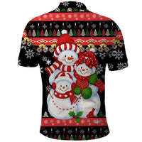 Lovely Snowman Christmas Polo Shirt Xmas Holiday Patterns - Wonder Print Shop