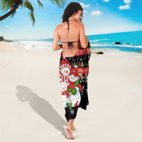 Lovely Snowman Christmas Sarong Xmas Holiday Patterns - Wonder Print Shop