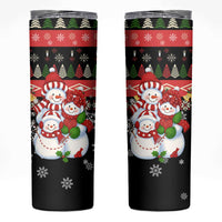 Lovely Snowman Christmas Skinny Tumbler Xmas Holiday Patterns - Wonder Print Shop