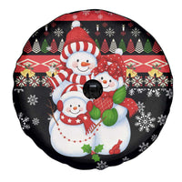 Lovely Snowman Christmas Spare Tire Cover Xmas Holiday Patterns - Wonder Print Shop