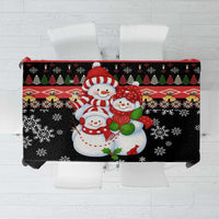 Lovely Snowman Christmas Tablecloth Xmas Holiday Patterns - Wonder Print Shop