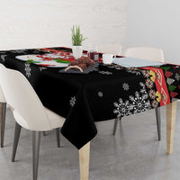 Lovely Snowman Christmas Tablecloth Xmas Holiday Patterns - Wonder Print Shop
