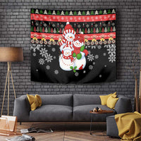 Lovely Snowman Christmas Tapestry Xmas Holiday Patterns - Wonder Print Shop