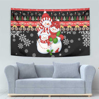 Lovely Snowman Christmas Tapestry Xmas Holiday Patterns - Wonder Print Shop