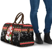 Lovely Snowman Christmas Travel Bag Xmas Holiday Patterns - Wonder Print Shop