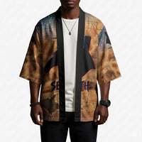 Seth Serpent Kimono Sandstorm Egyptian Chaos God in Ancient Desert Tones