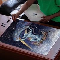 Shu Celestial Constellations Puzzle Rainbow Ancient Egyptian Sky Deity Theme